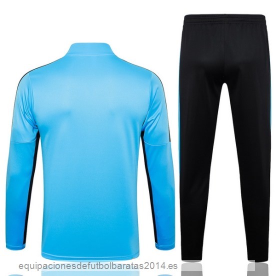 Nuevo Conjunto Completo Sudadera Entrenamiento Paris Saint Germain 23/24 Azul II Negro Baratas